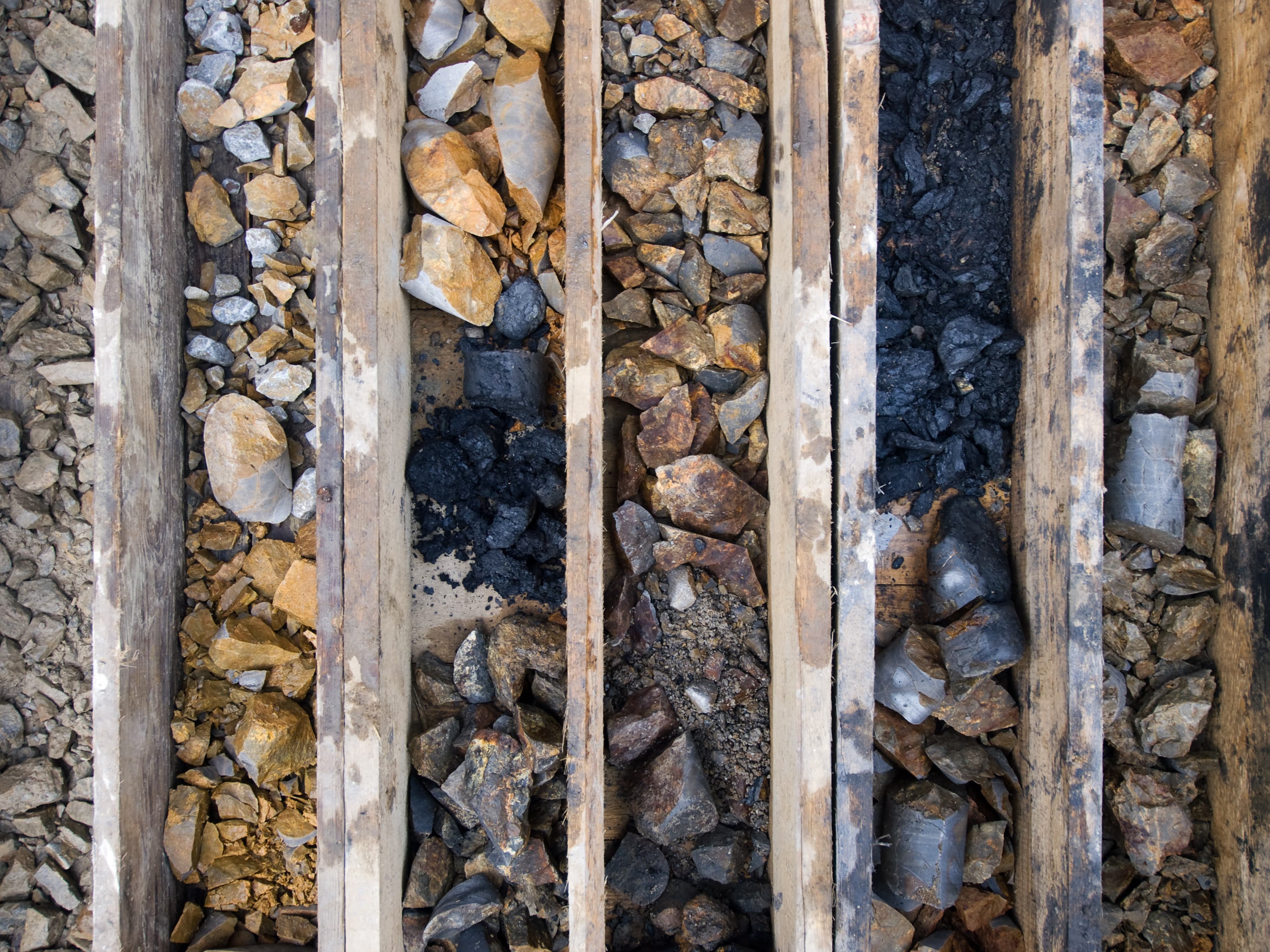 Samples of rocks